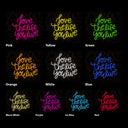 Love The Life You Live Neon Sign - Reels Custom