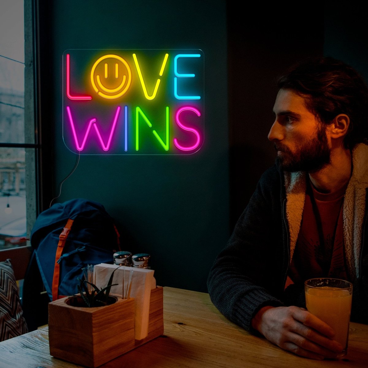 Love Wins, LGBT Neon Sign - Reels Custom