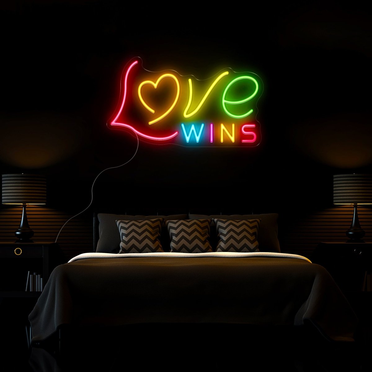 Love Wins Neon Sign - Reels Custom