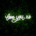 Love You XO Neon Sign - Reels Custom