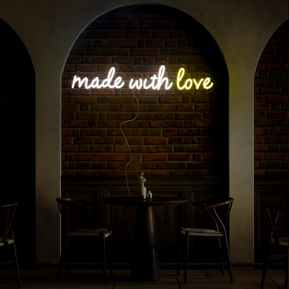 Made With Love Neon Sign - Reels Custom