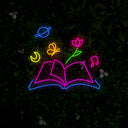 Magic Book Neon Sign - Reels Custom