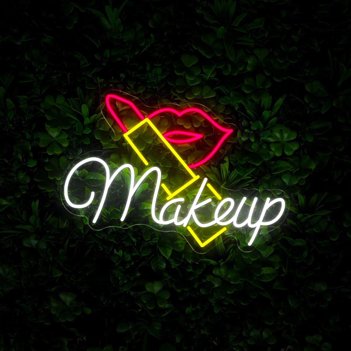 Makeup Lipstick Neon Sign - Reels Custom