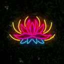 Mandalas Lotus Flower Neon Sign - Reels Custom