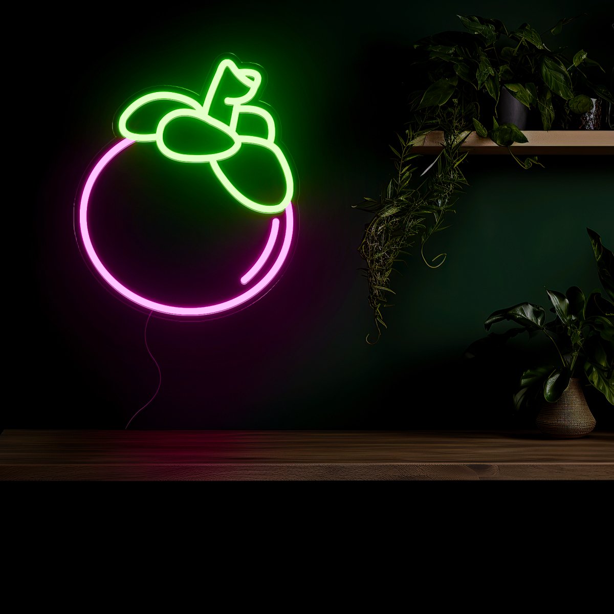 Mangosteen Fruits Led Neon Sign - Reels Custom