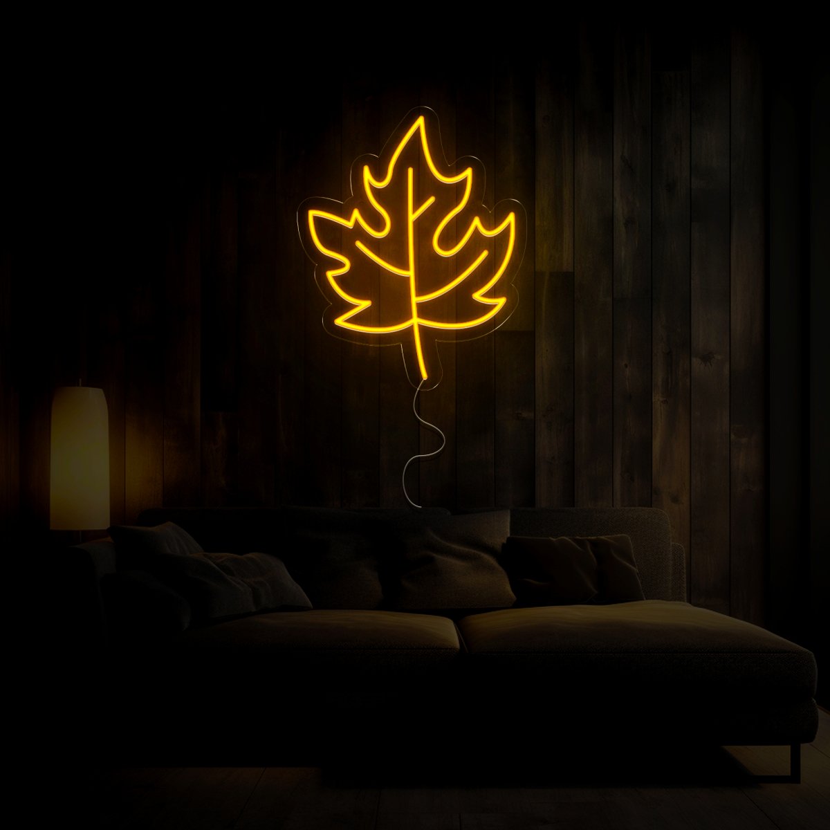 Maple Leaf Thanksgiving Neon Sign - Reels Custom