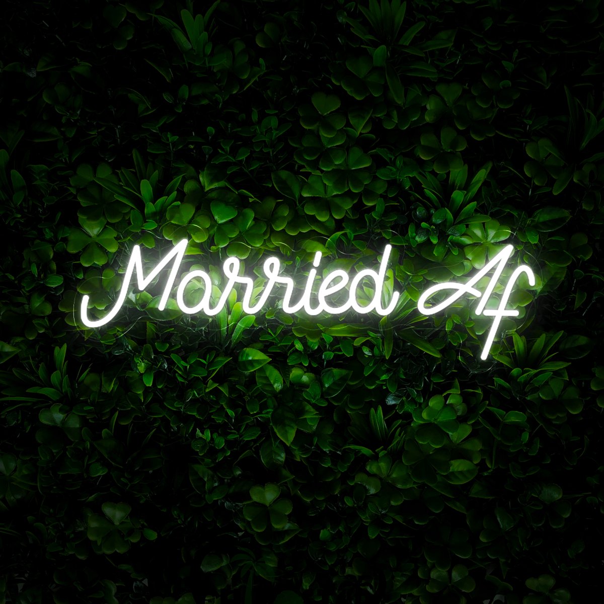 Married Af Neon Sign - Reels Custom