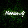 Married Af Neon Sign - Reels Custom