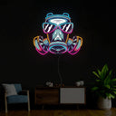 Mask Artwork Led Neon Sign - Reels Custom