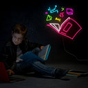 Maths Book Led Neon Sign - Reels Custom
