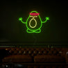 Meditating Avocado Neon Sign - Reels Custom
