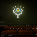 Melted One Eye Neon Sign - Reels Custom