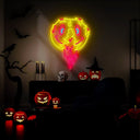 Melted Smiley Creepy Zombie Neon Sign - Reels Custom