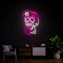 Melting Cartoon Skull Neon Sign - Reels Custom