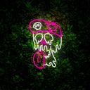 Melting Cartoon Skull Neon Sign - Reels Custom