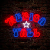 Merica Y'all 4th of July Neon Sign - Reels Custom