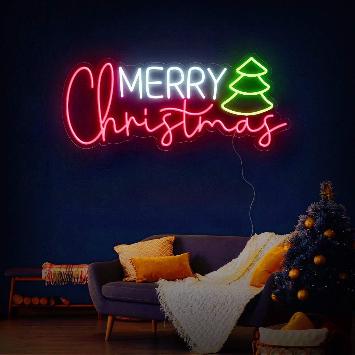 Merry Christmas Led Neon Sign - Reels Custom