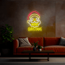 Merry Christmas Santa Claus Led Neon Sign - Reels Custom