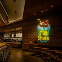 Milkshakes Neon Sign - Reels Custom