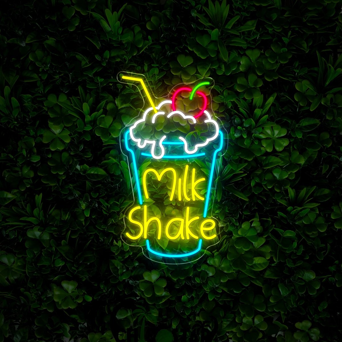 Milkshakes Neon Sign - Reels Custom