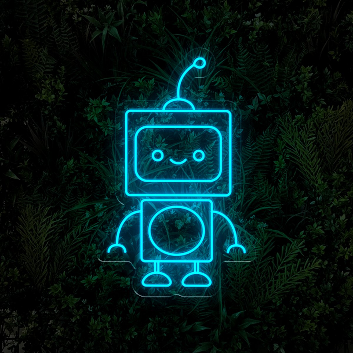 Mini Robot Neon Sign - Reels Custom