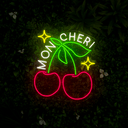 Mon Cheri Neon Sign - Reels Custom