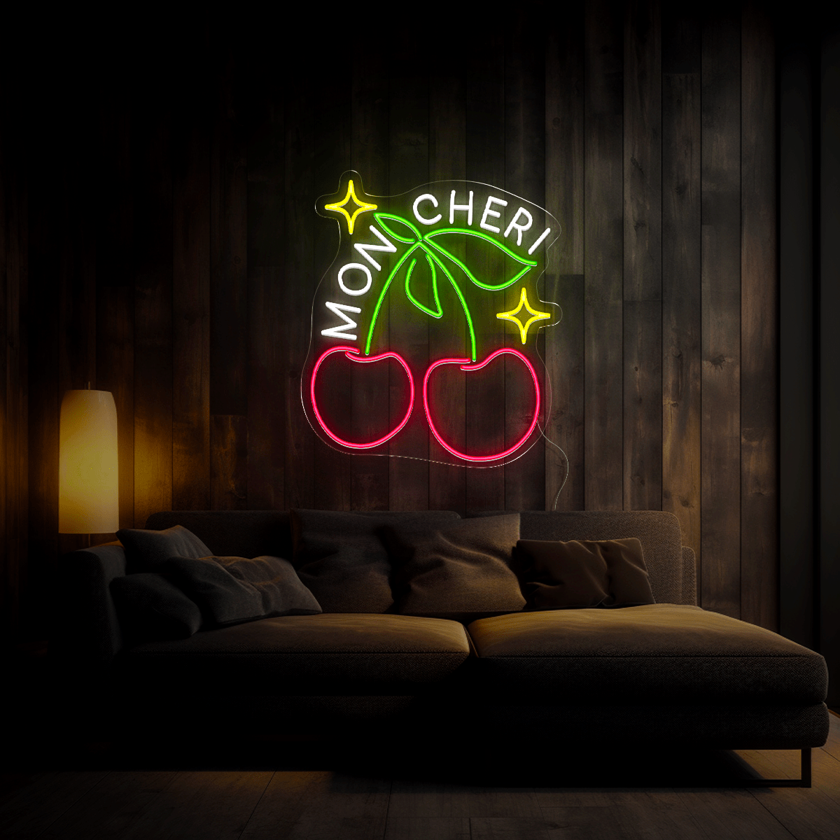 Mon Cheri Neon Sign - Reels Custom
