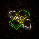 Money Flies Neon Sign - Reels Custom