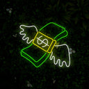 Money Flies Neon Sign - Reels Custom