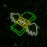 Money Flies Neon Sign - Reels Custom
