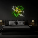 Money Flies Neon Sign - Reels Custom