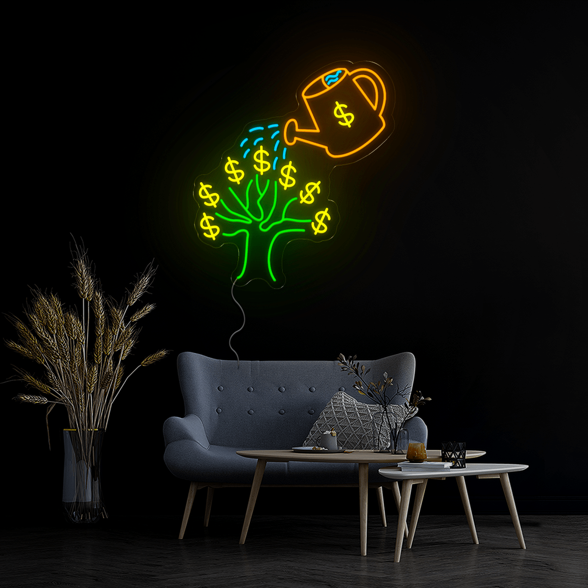 Money Tree Neon Sign - Reels Custom