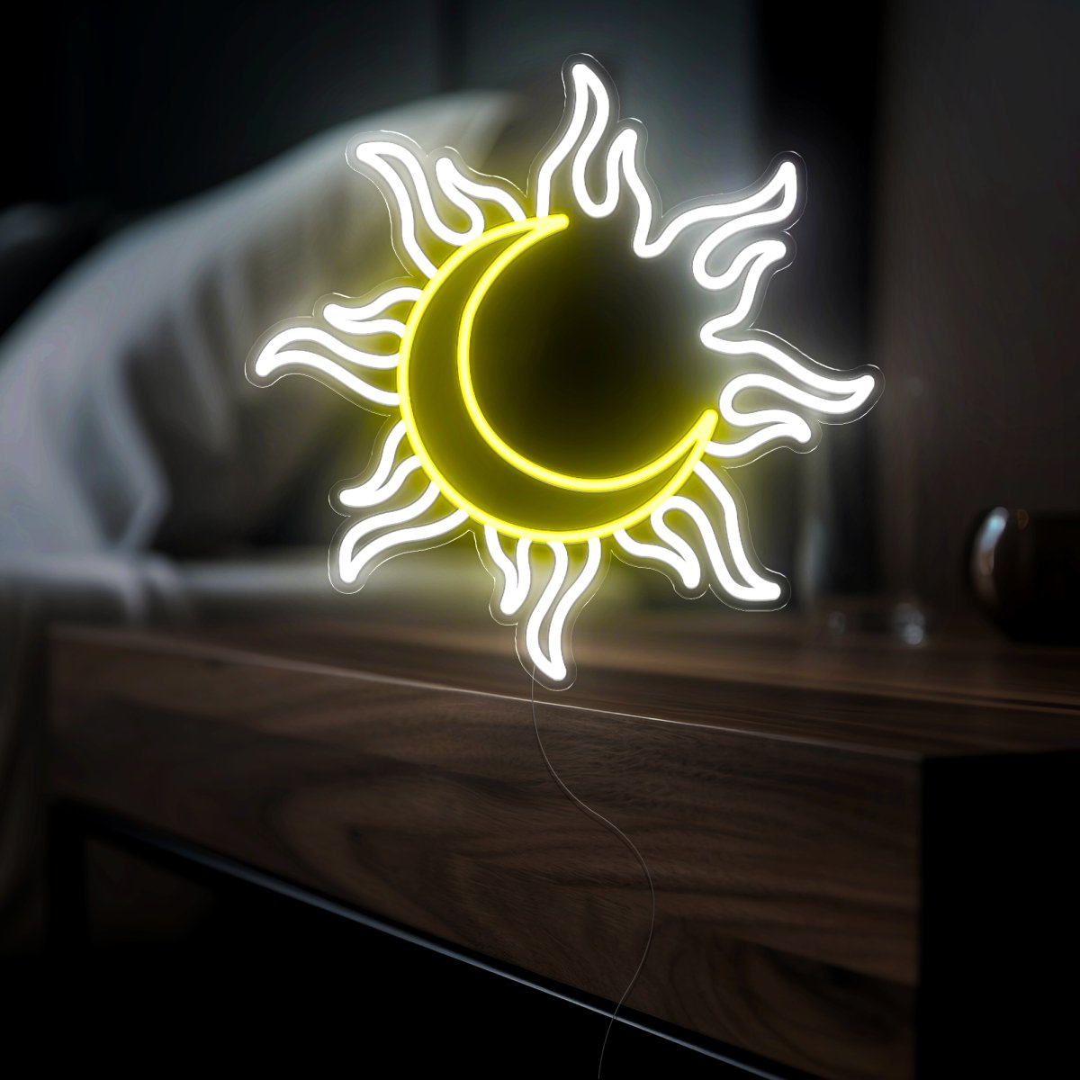 Moon Sun Led Neon Sign - Reels Custom