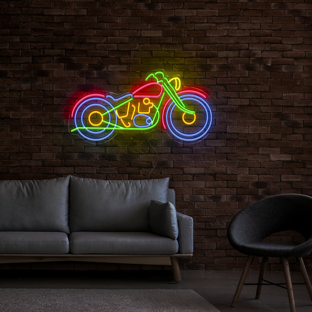 Motorcycles Neon Sign - Reels Custom