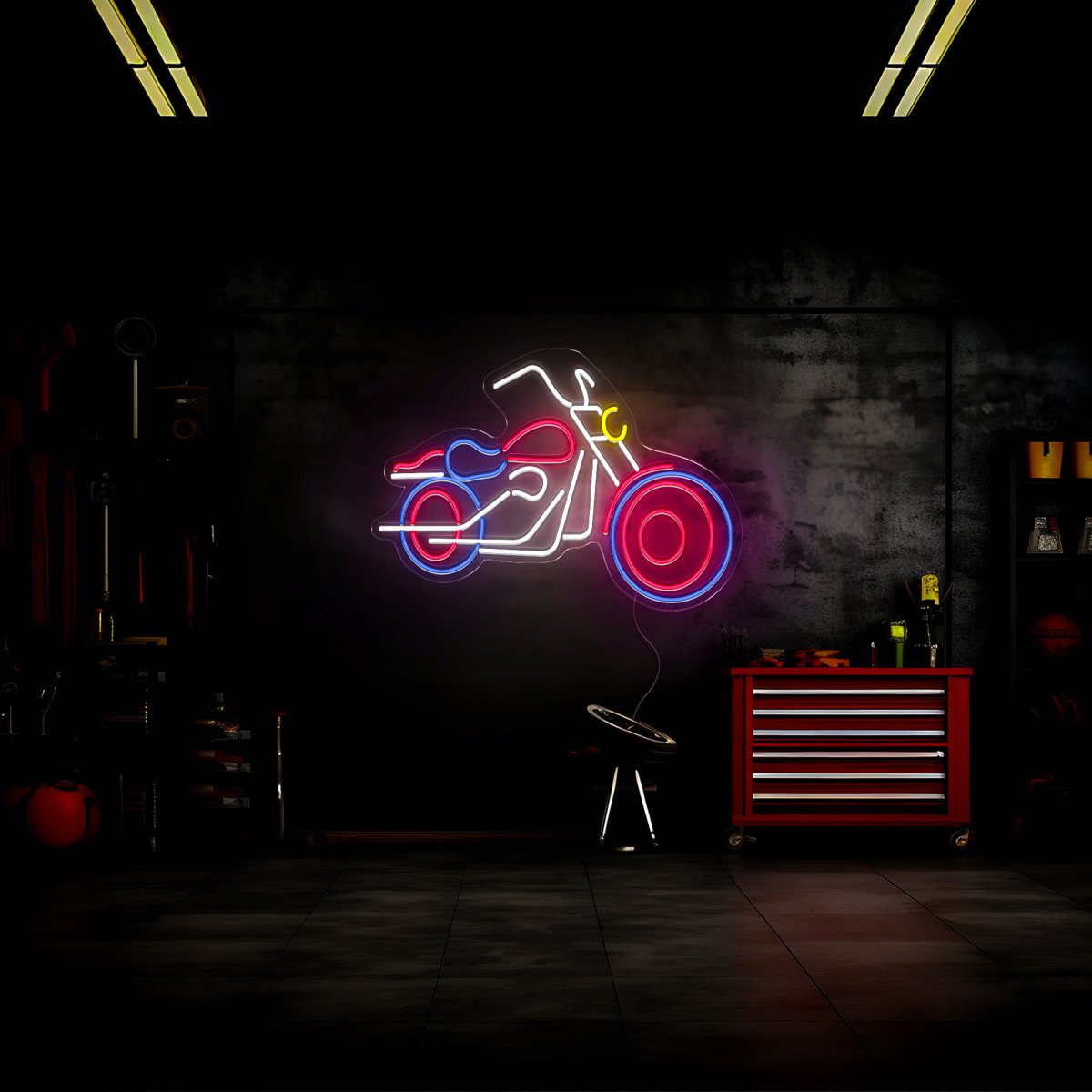 Motorcycles Neon Sign - Reels Custom