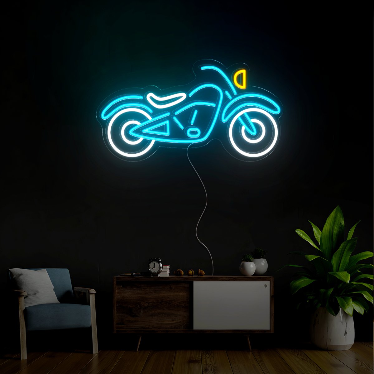 Motorcycles Neon Sign - Reels Custom