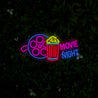 Movie Night Neon Sign - Reels Custom