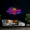 Movie Night Neon Sign - Reels Custom