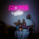 Movie Time Neon Sign - Reels Custom
