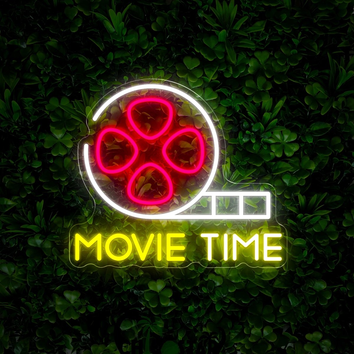 Movie Time Neon Sign - Reels Custom