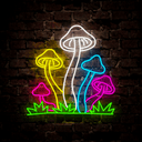Mushrooms Neon Sign - Reels Custom