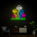 Mushrooms Neon Sign - Reels Custom