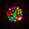 Musical Notes Neon Sign - Reels Custom