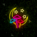 Mystical Moon Neon Sign - Reels Custom