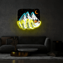 Nature Mountain Artwork Neon Sign - Reels Custom
