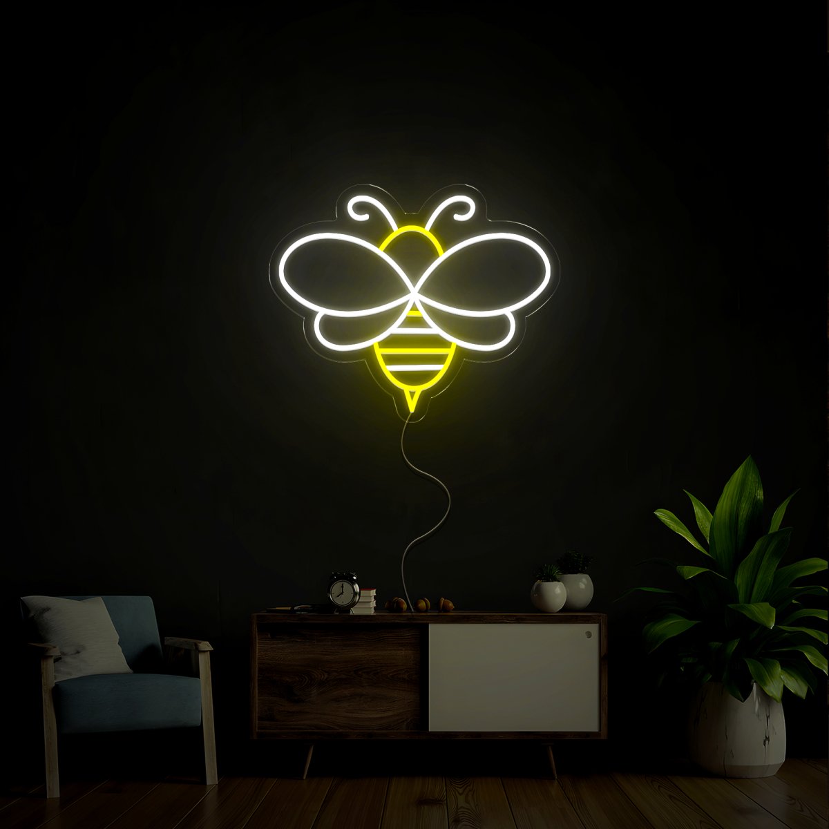 Neonmonk Bee Neon Sign - Reels Custom