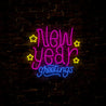 New Year Greetings Neon Sign - Reels Custom