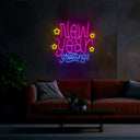 New Year Greetings Neon Sign - Reels Custom