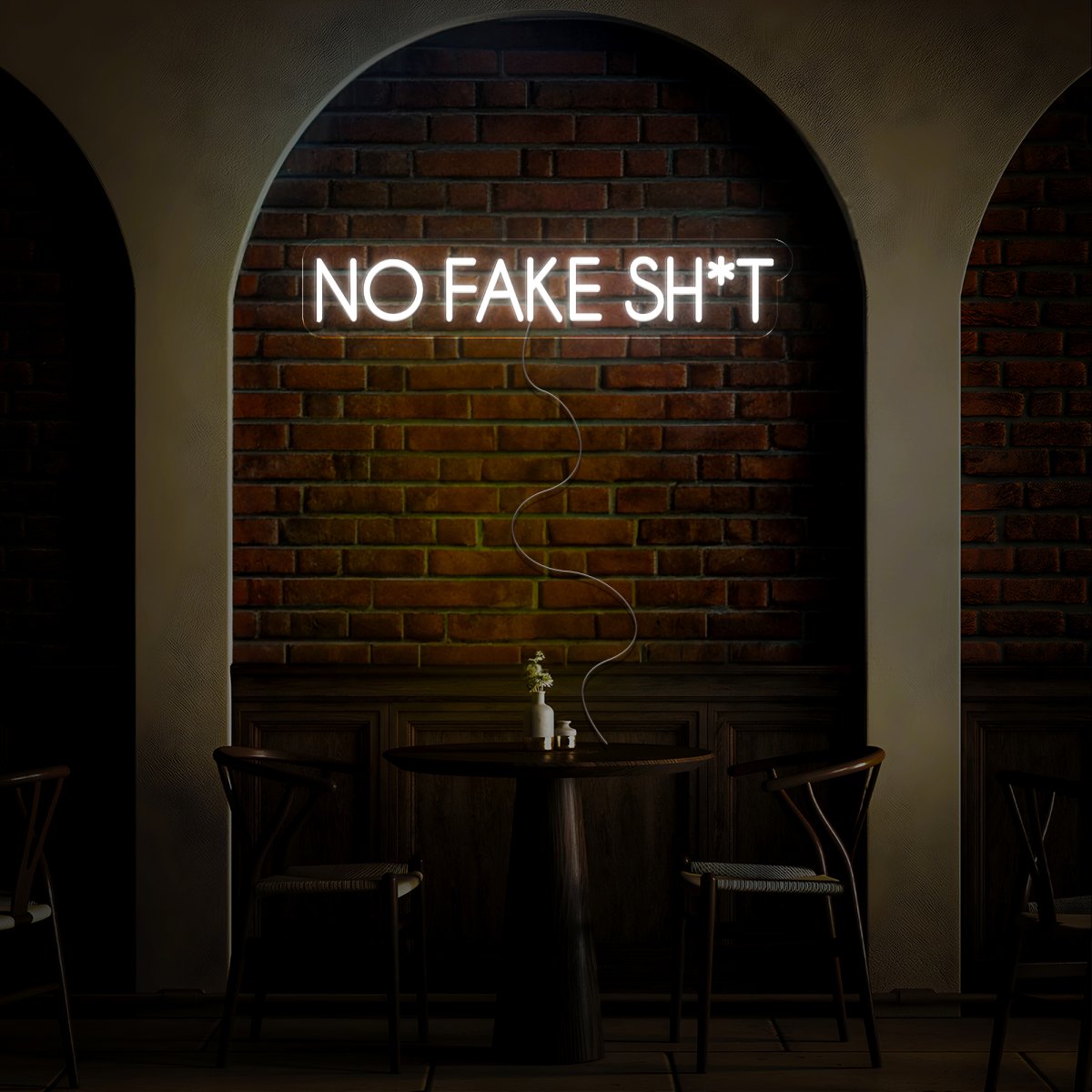 No Fake Sh*t Neon Sign - Reels Custom