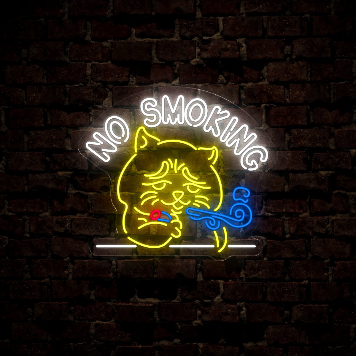 No Smoking Garfield Restaurant Neon Sign - Reels Custom